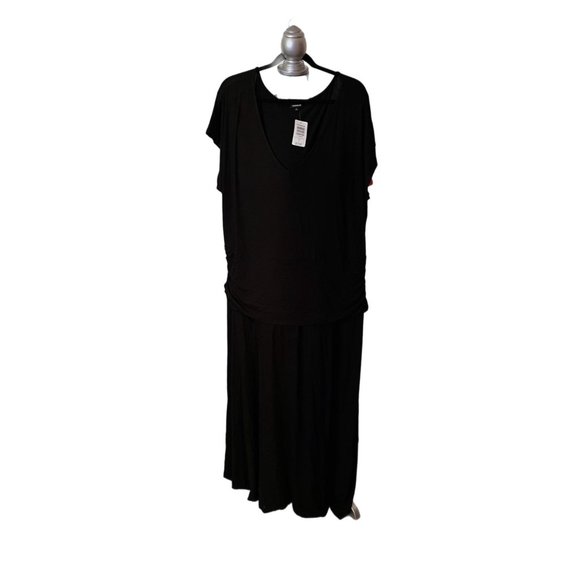 Torrid size 4 black midi dress new - Picture 1 of 6